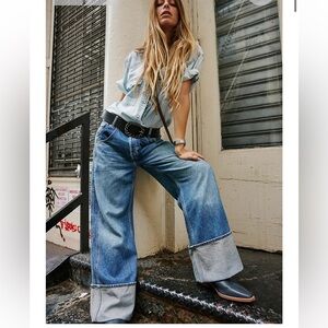 We the Free Final Countdown Wide Leg Jeans